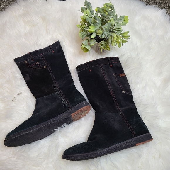 Camper Black Suede Twins Collection Boots - Picture 5 of 16
